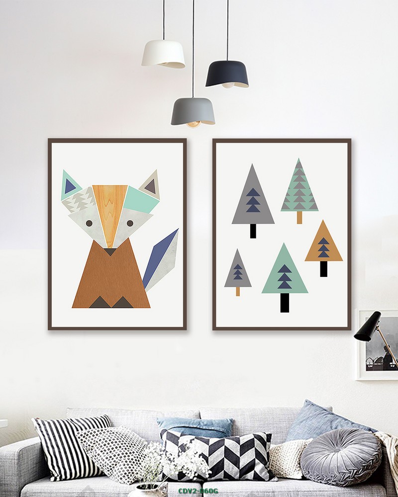 Cáo và rừng cây tối giản CDV2-060G